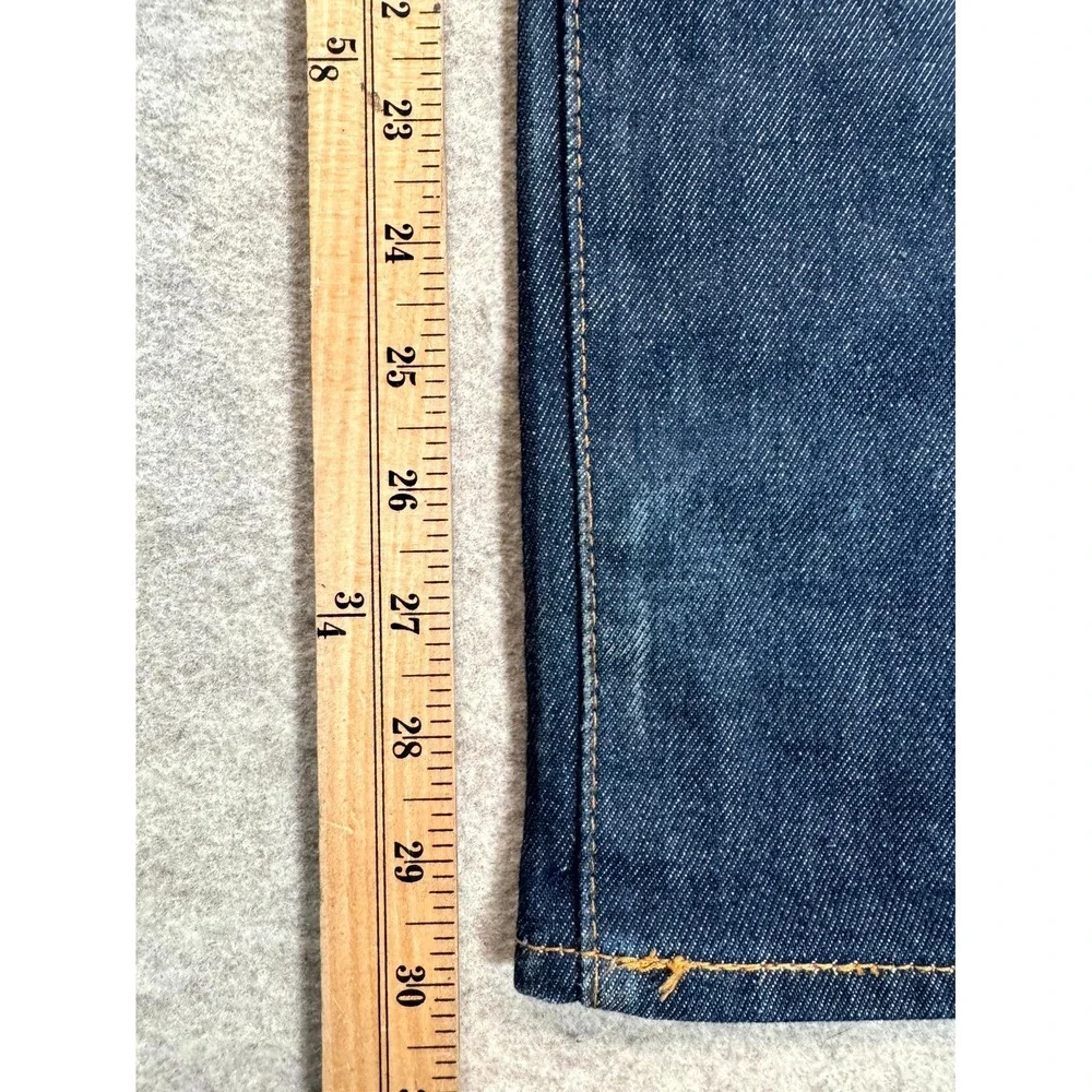 Levi's 501 Jeans Mens 36x30 Blue Denim Red Tab High Rise Button Fly Straight Leg